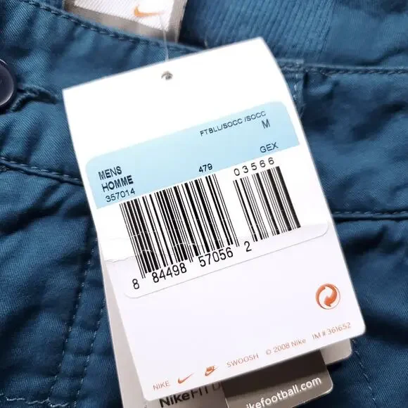 Nike 3/4 Technical Training Pants Mens M Blue Soccer Football Knickers NWT - Picture 4 of 11